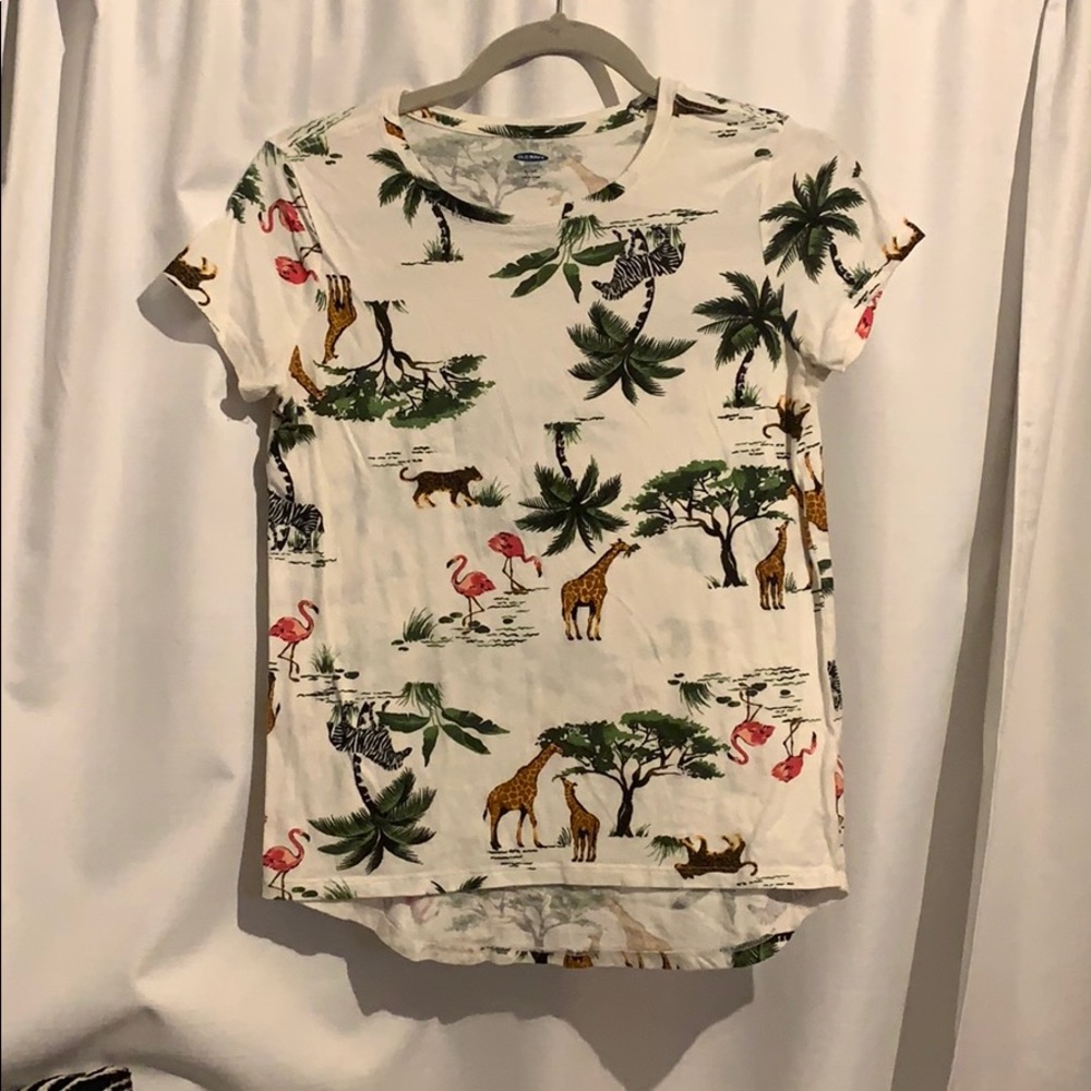 Animal print top from old navy